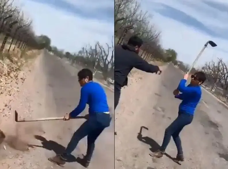 VIDEO - Mujer fractura el cráneo a hombre que intentó defender a perrito