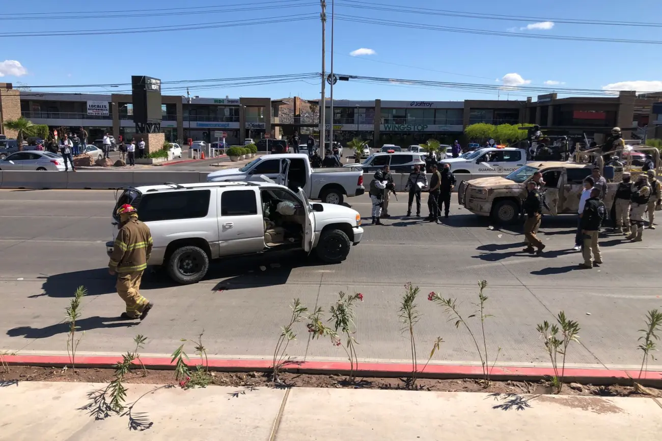 Así fue el impactante choque ocurrido durante persecución policial en Nogales