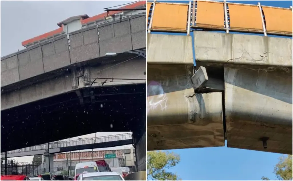 Denuncian cuarteaduras en Metro Oceanía y Pantitlán