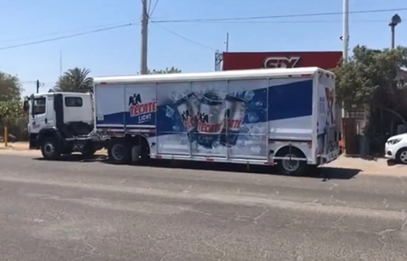 VIDEO - Asaltan a repartidores de cerveza al norte de Hermosillo