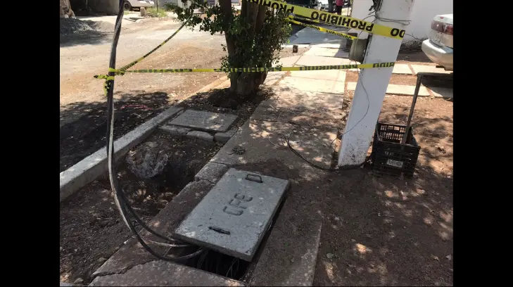 Peligrosos cables expuestos tienen aterrados a vecinos de Obregón