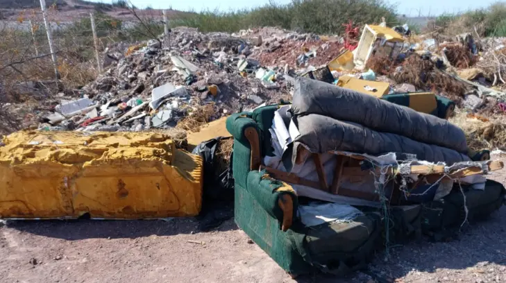 Predio abandonado en Guaymas Norte preocupa a los vecinos del sector norte