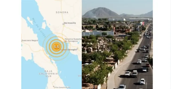 ¿Lo sentiste? Sismo sacude a Sonora