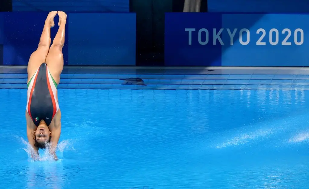 Destacada actuación de Aranza Vázquez en la final de trampolín