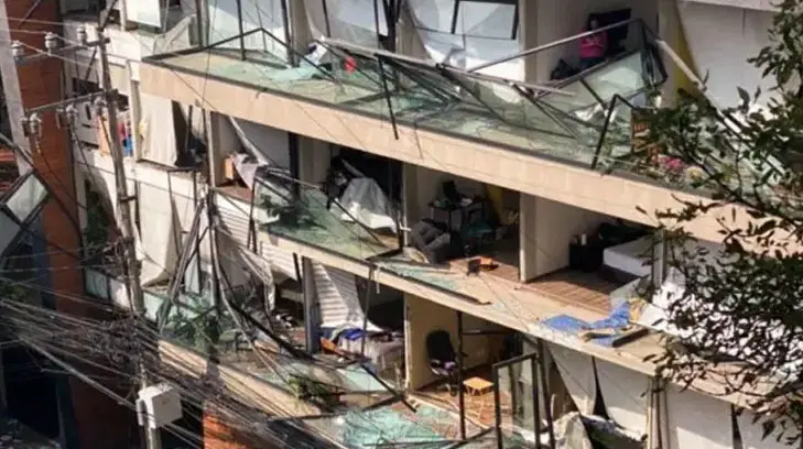 Suman 22 heridos tras explosión de gas en edificio de Coyoacán