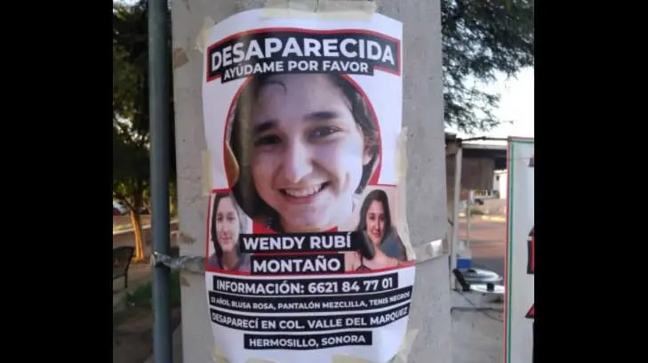 Pegan carteles en diferentes puntos con el rostro de Wendy Montaño, está desaparecida desde el domingo