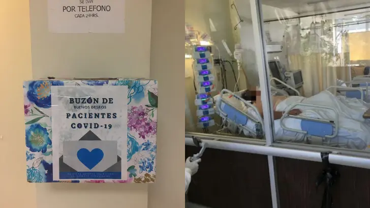 Pacientes reciben mensajes de paz gracias al Buzón Covid-19 en el HGE
