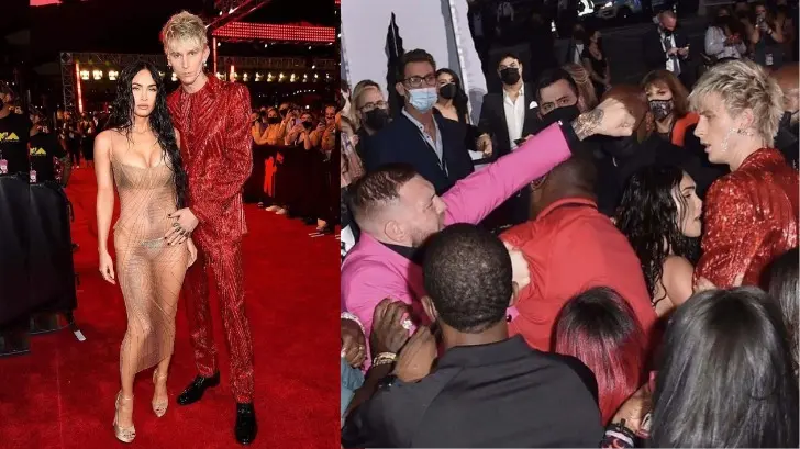 Conor McGregor se abalanza contra rapero en los MTV VMA 2021