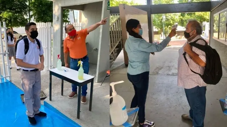 Así se vivió el regreso a las aulas en el Cobach Villa de Seris