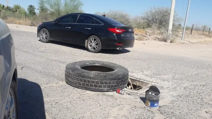 Robo provoca accidentes en el Periférico sur de Navojoa