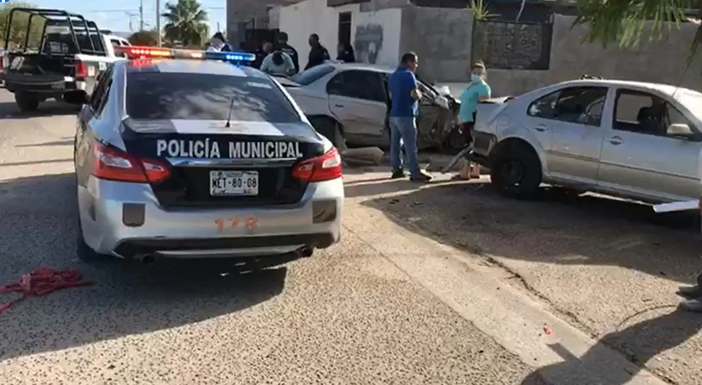 Lo que sabemos de la persecución policiaca y el choque que dejó dos mujeres heridas al norte de Hillo