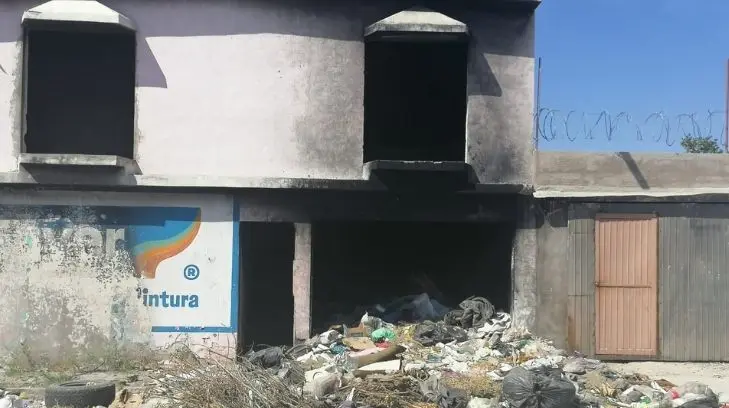 De funeraria a basurero clandestino