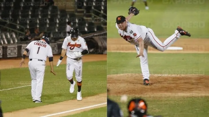 Naranjeros de Hermosillo propina paliza a Águilas de Mexicali en el juego inaugural