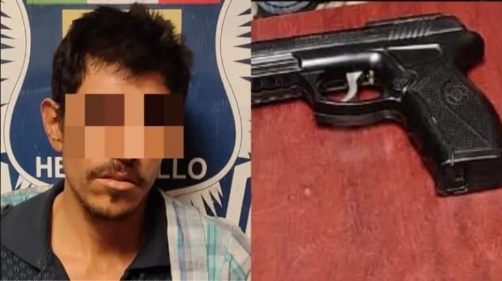 Detuvo un vehículo y amenazó al conductor con una pistola de juguete para que le diera raite