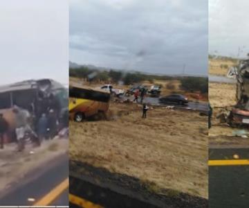 Accidente en carretera Hermosillo-Santa Ana deja 6 lesionados