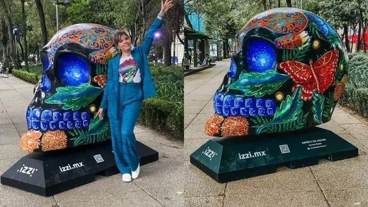 Sonorense expone su obra en Paseo de la Reforma