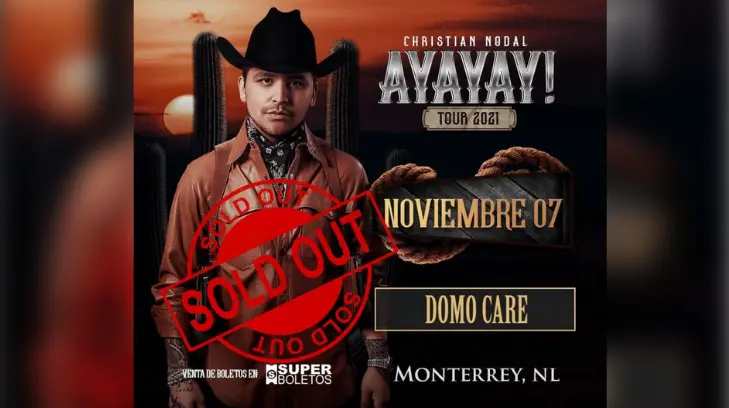 En medio de rumores de un veto artístico, Christian Nodal abarrota el Domo Care de Monterrey