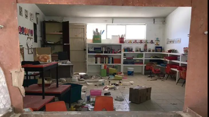 Luego de un mes de severa vandalización, jardín de niños Deseret sigue sin ser reparado