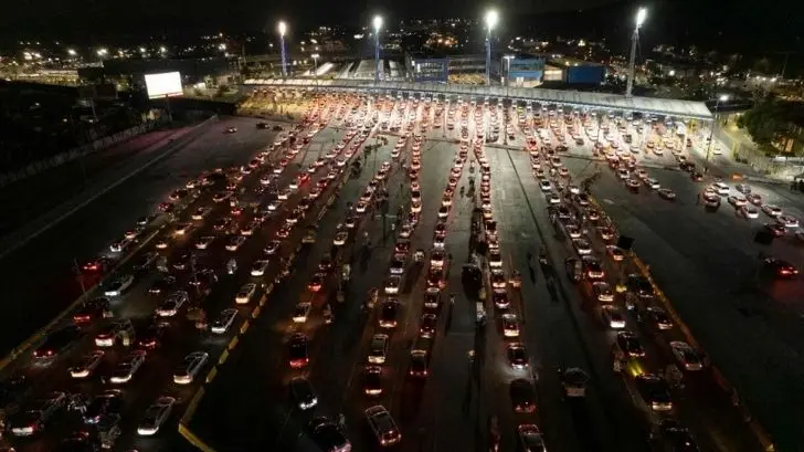 Comisionado de Migración recorre cruce fronterizo