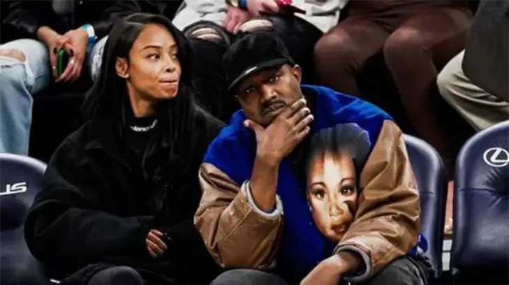 A días de decir que desea volver con Kim, Kanye West es visto saliendo con modelo
