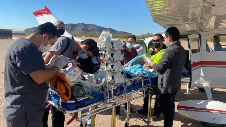 Desde Caborca, trasladan a menor de 7 años con rockettsia a Hermosillo