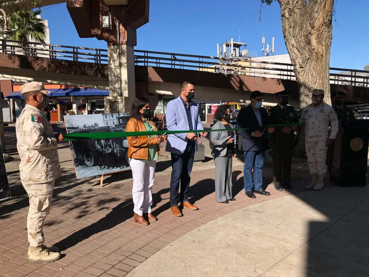 Inauguran exposición fotográfica de la Sedena en Nogales