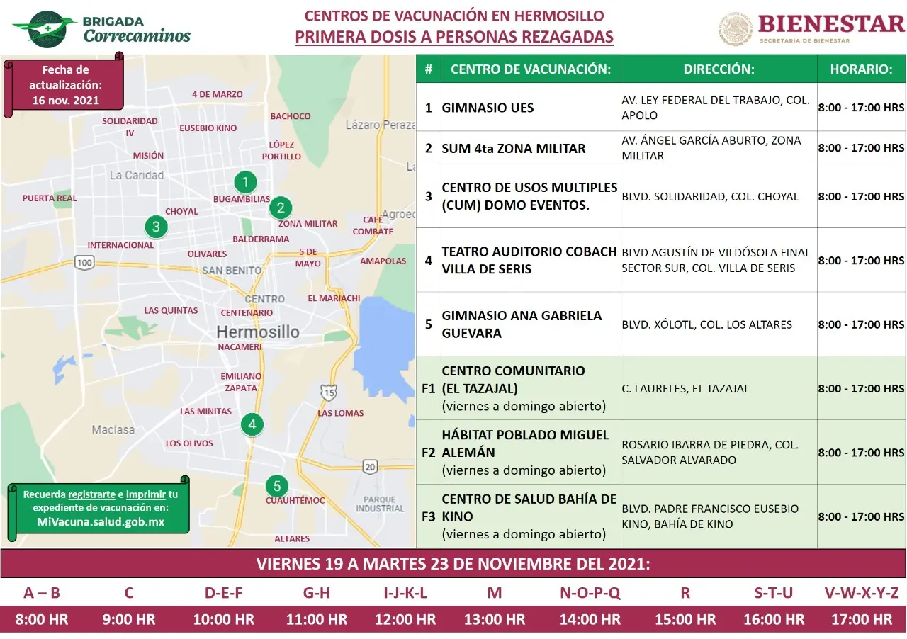 ¿No te has aplicado ninguna dosis y vives en Hermosillo? Tu momento ha llegado