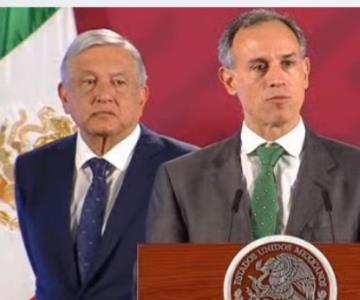 ‘Hugo, aguanta, el pueblo se levanta’, AMLO respalda con porra a Gatell