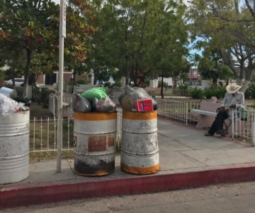 ¡Falló el plan! Llega sólo un camión recolector de basura a Guaymas