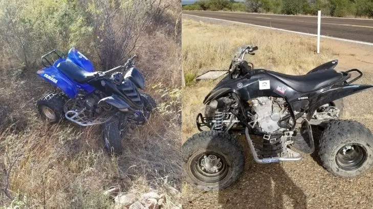 En motos todo terreno intentaban trasladar migrantes