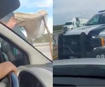 VIDEO | Suspenden a policía de Cajeme por irregularidades en bloqueo yaqui