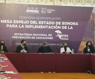 Instalan Mesa Espejo de la Estrategia de Prevención de Adicciones