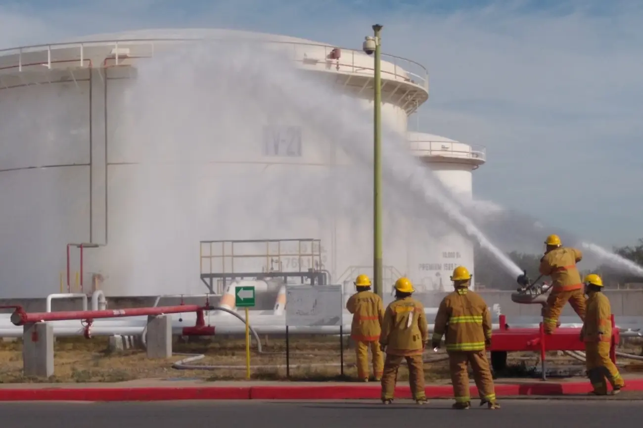 CEPC hace simulacro en planta Pemex de Hermosillo