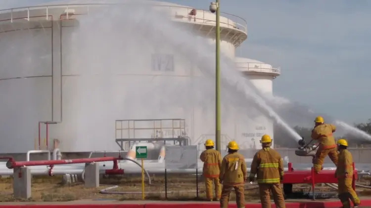 CEPC hace simulacro en planta Pemex de Hermosillo