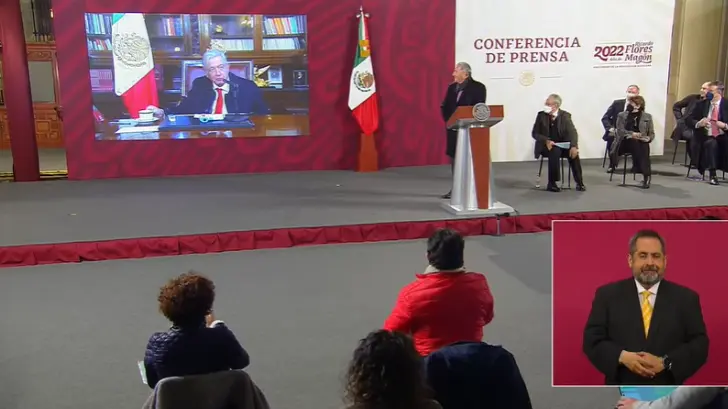 Me siento bien: AMLO hace aparición en su conferencia matutina