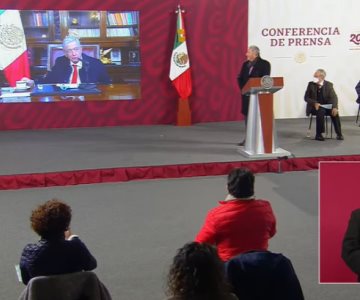 Me siento bien: AMLO hace aparición en su conferencia matutina