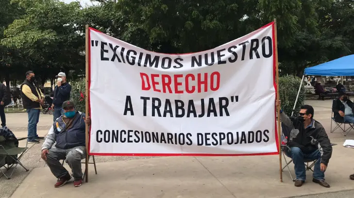 Sólo teníamos la concesión y nos la robaron: ex-concesionarios desean seguir trabajando