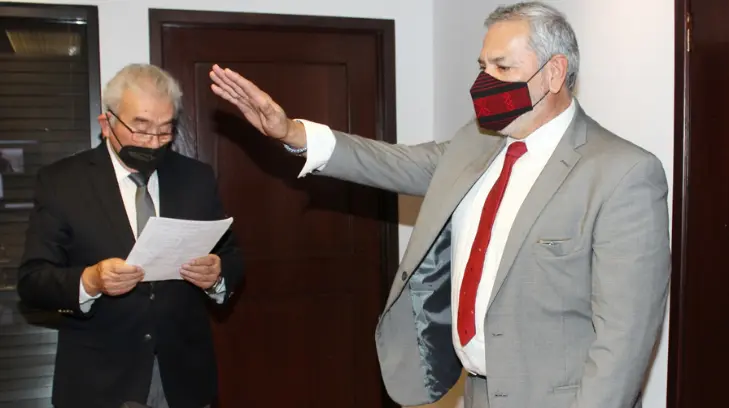 Él es Luis Carlos Monge Escárcega, coordinador general del Instituto de la Judicatura Sonorense