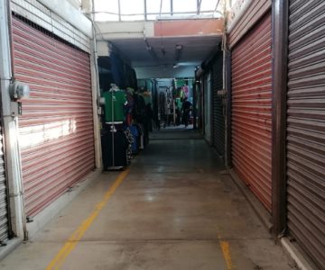 Locatarios del Mercado de Navojoa cerraron y huyeron del Covid