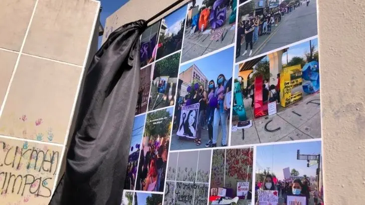 Develan mural para concientizar sobre la violencia hacia la mujer