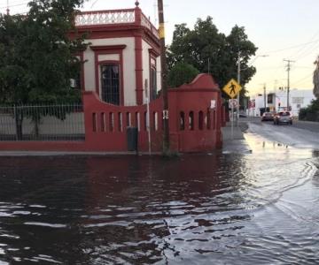 Primaria Leona Vicario amanece inundada