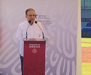 Alfonso Durazo agradece a AMLO el rescate del Estadio Héctor Espino para la educación