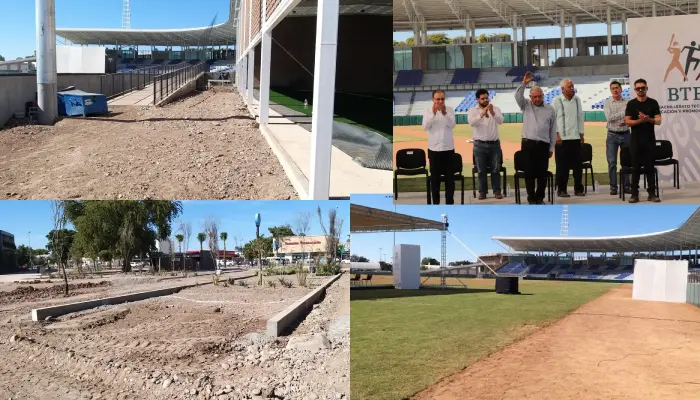 AMLO visita el Tomás Oroz Gaytán y pasa de inauguración a supervisión de obra