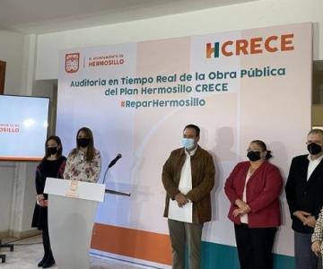 Programa Hermosillo Crece; obras serán verificadas en tiempo real