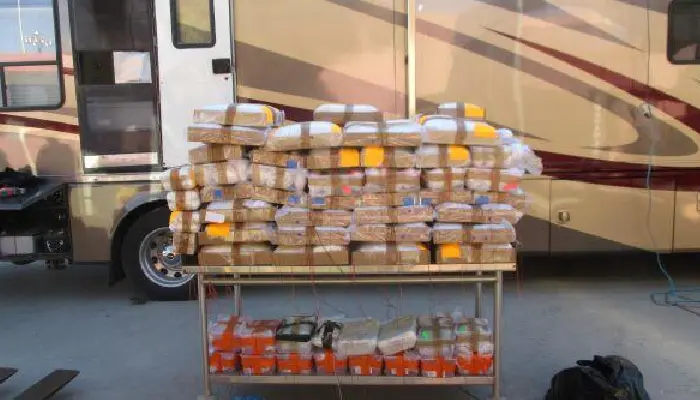 Interceptan casa rodante con más de 400 kilos de drogas en el cruce Arizona-Sonoyta