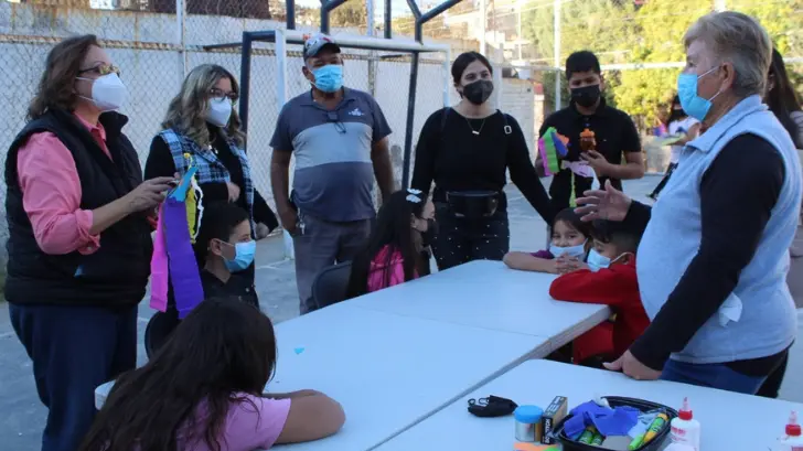 IMCA realiza actividades recreativas en la colonia Cañada de los Negros