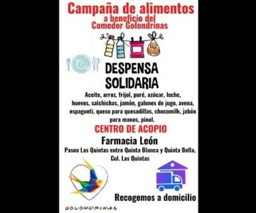 Comedor Golondrinas requiere donaciones para alimentar a menores