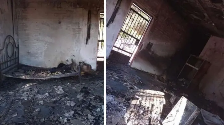 Asesinan a pareja e incendian su vivienda