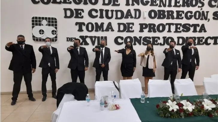 Colegio de Ingenieros Civiles de Ciudad Obregón tiene nuevo consejo directivo