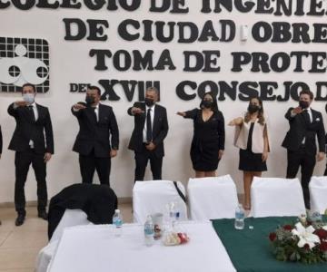 Colegio de Ingenieros Civiles de Ciudad Obregón tiene nuevo consejo directivo